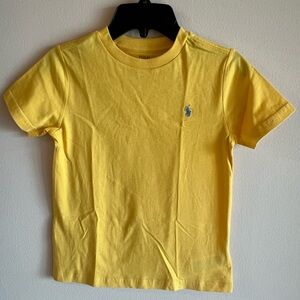 polo ralph lauren Boys shirt/tee/top/size 6/yellow/nwt